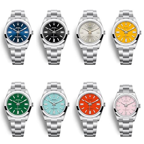 rolex oyster perpetual dial date|Rolex Oyster Perpetual color chart.